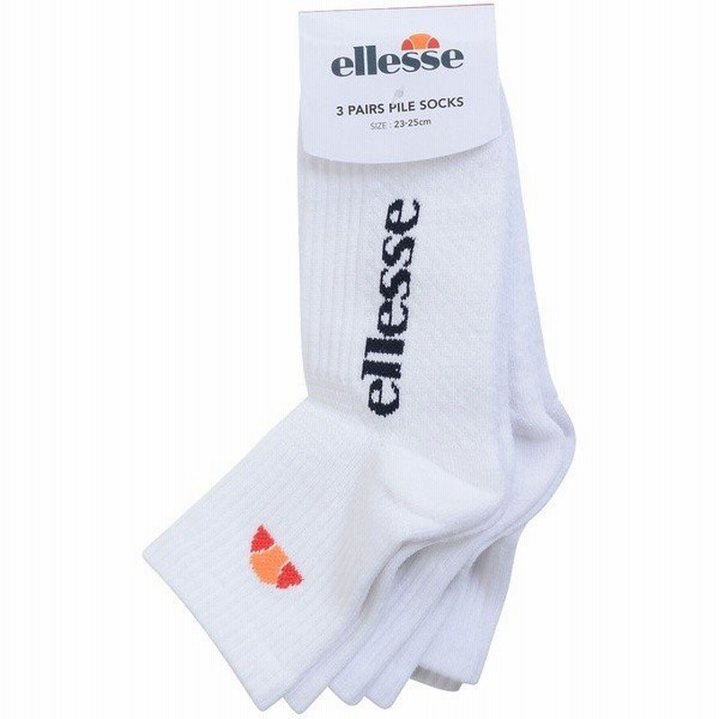 Ellesse エレッセ ラケットスポーツ レディースアパレルアクセサリー レディース３ｐソックス Eac070ls レディース 23 W 通販 Lineポイント最大0 5 Get Lineショッピング