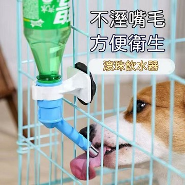 高雄出貨🔥寵物用品 滾珠飲水器 掛式飲水 寵物飲水 狗飲水器 貓飲水器 飲水嘴 貓喝水 狗喝水不銹鋼滾珠 可配飲料瓶