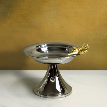 【好憩 Horchill 】金蘭花銀色點心架