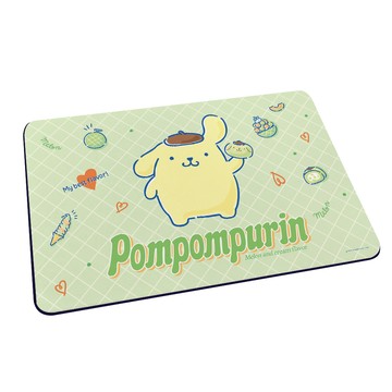 收納王妃 - Sanrio三麗鷗【貪吃布丁狗】 珪藻土軟式吸水地墊 浴室地墊 腳踏墊 吸水墊60X40X0.5cm