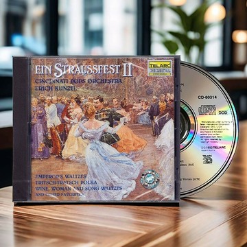 原版進口 斯特勞斯家族圓舞曲 紅衫仔2 發燒古典音樂HIFI試音碟CD