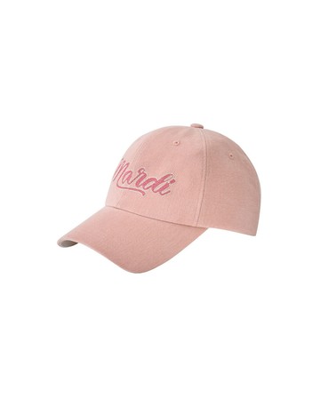 MARDI MERCREDI 棒球帽 粉色 復古標誌 草寫LOGO 可調式 CAP MARDI CHAIN VINTAGE LOGO