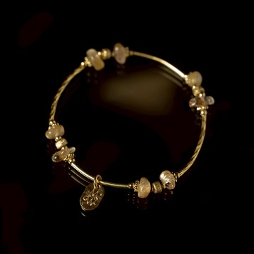 淘金假期｜鈦晶黃銅手鍊 C1714