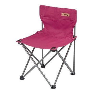 ATUNAS 歐都納 便攜靠背休閒椅 600D聚酯纖維 鐵管 展開尺寸38x38x58cm  暗紅色  1個