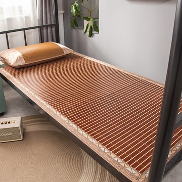 雙面竹席涼席學生宿舍單人床藤席寢室上下鋪草席可折疊夏季冰絲席