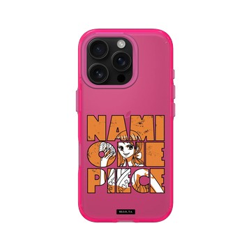 iPhone 16 Pro Clear 粉漾桃 - 航海王 One Piece - 娜美子．ONEPIECE