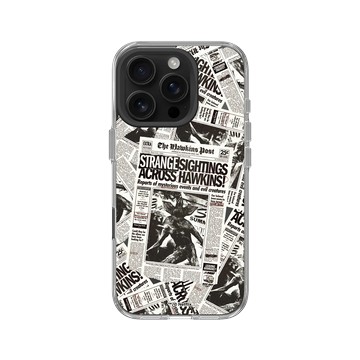 iPhone 16 Pro Clear Case（相機按鈕） 透明 - Stranger Things - 號外：魔神入侵