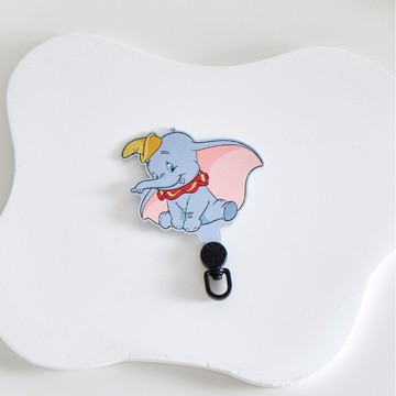 Disney經典-小飛象款旋轉手機掛片/夾片