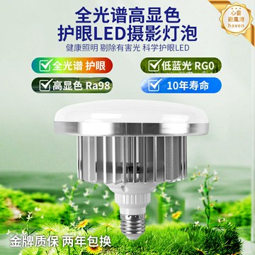 【高顯色遙控】全光譜補光燈 直播補光燈 攝影燈 柔光燈 拍照燈 主播燈 專業級顯色 無極調光調色溫 柔光箱套裝 110V/220V通用