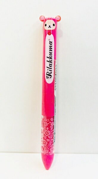 【震撼精品百貨】Rilakkuma San-X 拉拉熊懶懶熊 多C筆/多色筆-2C筆-粉花妹妹 震撼日式精品百貨