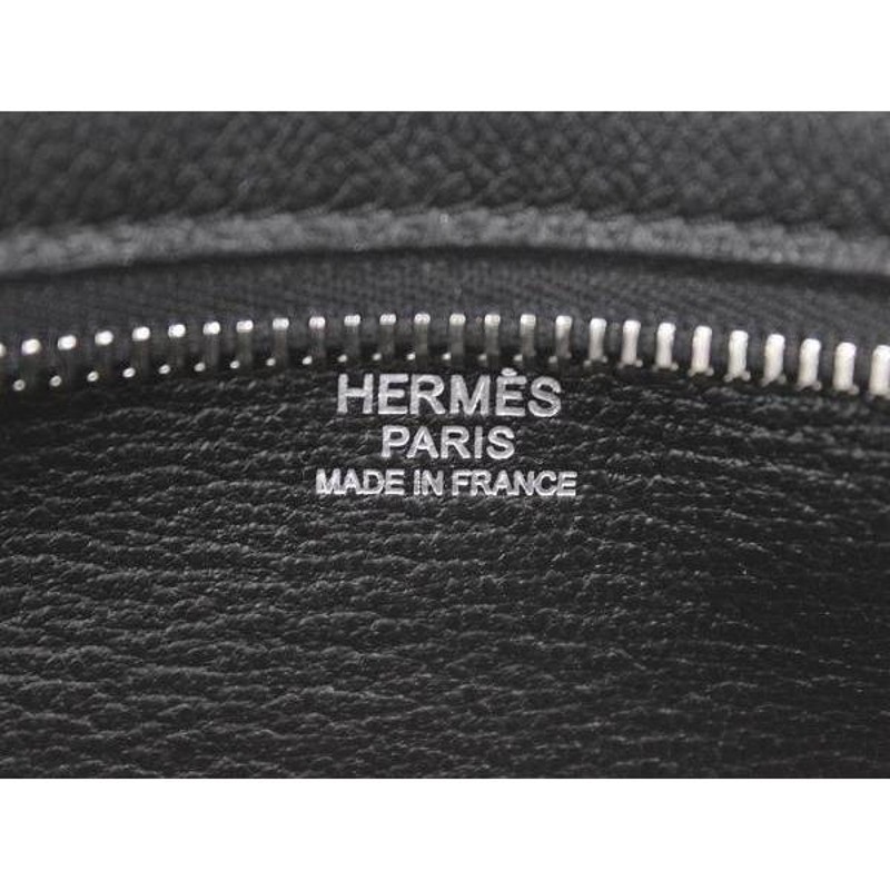 エルメス ウエストバッグ チキータ ブラック×シルバー金具 エバーグレイン O刻印 HERMES バッグ 黒 | LINEブランドカタログ