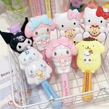 可愛氣墊梳🎀 少女卡通學生按摩氣墊梳防靜電梳造型梳子防打結梳頭神器 庫洛米梳子 Kitty梳子 氣墊梳 三麗鷗梳子