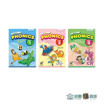 <麗文校園購>Skyline Phonics SB/WB 1-3