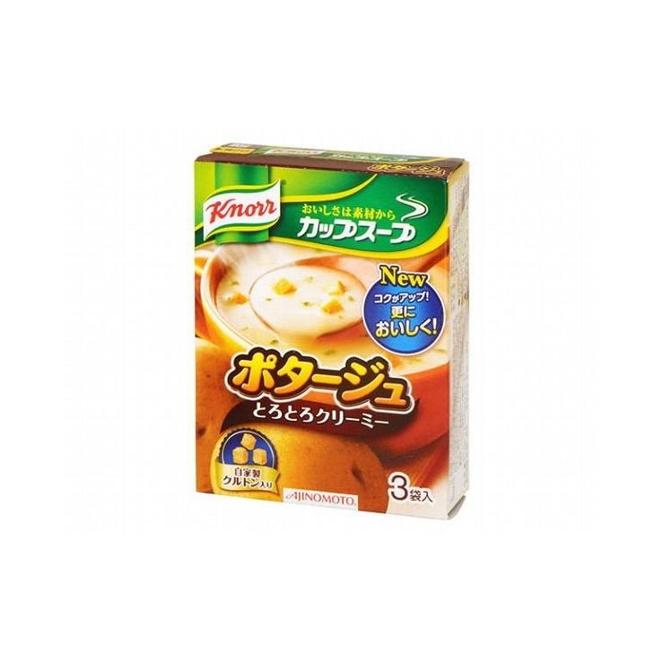 まとめ買い 味の素 クノール カップスープ ポタージュ 3袋 x10個セット 食品 業務用 大量 まとめ セット セット売り 代引不可