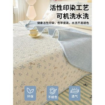 榻榻米雙面床蓋珊瑚絨加絨牛奶絨床蓋單件三件套冬季加厚防滑床單