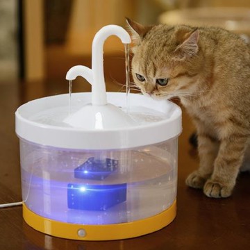 小樹寵物智能飲水機器自動循環貓狗喝水盆紅外感應無線喂水碗