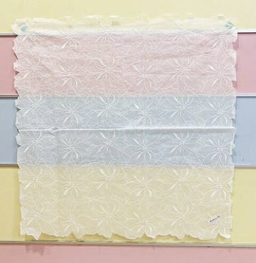 【震撼精品百貨】日本精品百貨 日本絲巾/手帕-蕾絲白#88900 震撼日式精品百貨