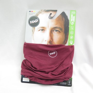 HAD MERINO 美麗諾羊毛 德國多功能頭巾 脖圍 調節體溫 HA4600059 梅子色【iSport商城】