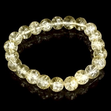 台灣寄貨阿賽斯特萊梵天透體高頻水晶黃水晶手鍊手串手環