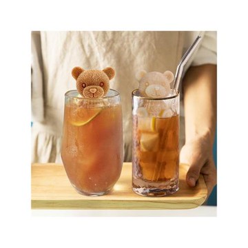 三信 網紅小熊奶茶冰塊模具DIY咖啡冰球磨具香薰蠟燭石膏滴膠模具