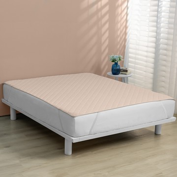 新品_東妮寢飾（單人/雙人/加大/特大）TopCool冰凍涼感保潔墊 / 澄光杏