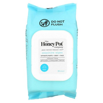 The Honey Pot Company, 敏感濕巾，30 片