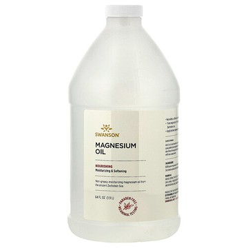 Swanson Vitamins, 鎂油，64 液量盎司（1.9 升）