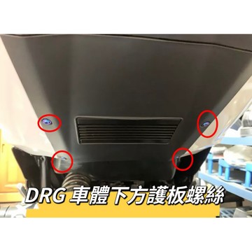 DRG 車體下方螺絲 鈦螺絲 鈦合金螺絲 鐵板牙 車殼螺絲 鐵板牙螺絲 卡座螺絲 空濾螺絲 DRG 改裝 車殼螺絲