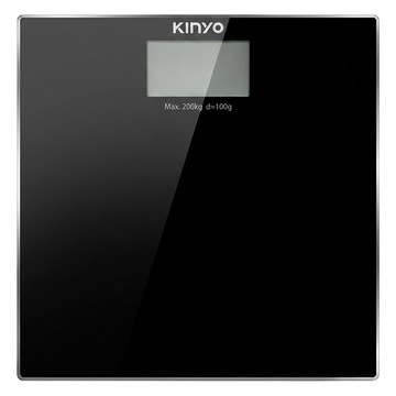 KINYO 大螢幕電子體重計  DS6585  1個  Black