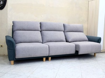 【歐風別館】雲品北歐風功能貓抓布沙發--大三人座【基隆至台中免運費】