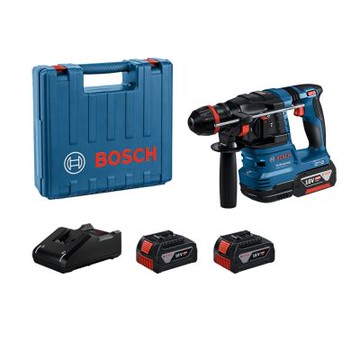 博世 BOSCH 18V 免碳刷通用夾頭鎚鑽 GBH 18V-22 X 4.0Ah雙電套裝組 GBH 18V-22 X 4.0Ah雙電套裝組