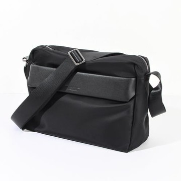 單肩包男斜挎包2025新款尼龍牛津布包包男士商務休閑男包橫款帆布