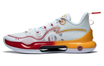 LI-NING YUSHUAI EVOLUTION LOW WHITE RED YELLOW