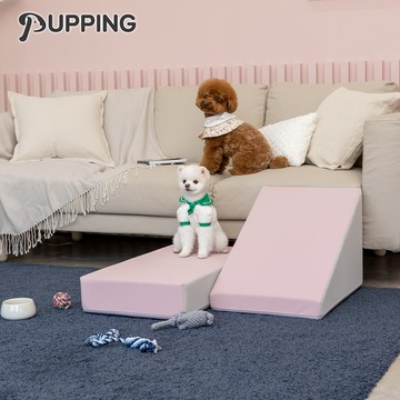 PUPPING - 韓國寵物防滑斜坡 - 粉紅色