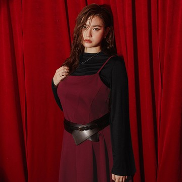 【PolyLulu】 微透天絲羊毛立領長袖上衣 MUA