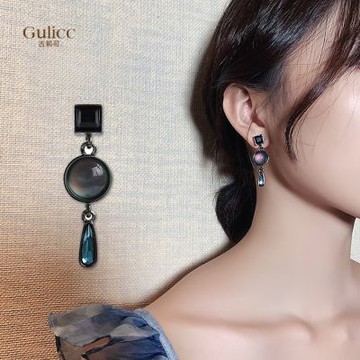 Gulicc 巴洛克 復古 耳環(飾品 耳飾 耳釘 耳環 耳墜 禮物 雙11 聖誕節)