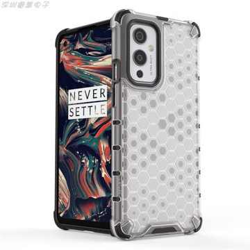 一加OnePlus9Pro透明亞克力背板防刮花手機殼透色圓點散熱防滑邊