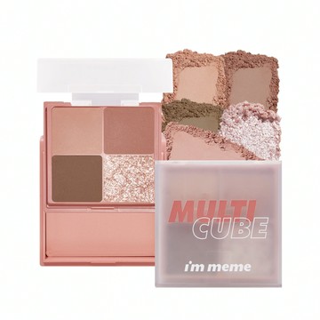 i'm meme 我愛口袋 彩妝小方盒眼影盤  08 小煙粉  1個