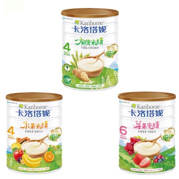 卡洛塔妮 水果米精650g/有機米精450g/莓果麥精650g【德芳保健藥妝】單罐/買6送1 再送隨機玩具**超取限四罐**