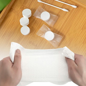 無紡布壓縮毛巾 一次性毛巾 拋棄式美容毛巾 擦手巾 郊遊露營旅行 抹布廚房巾 贈品禮品