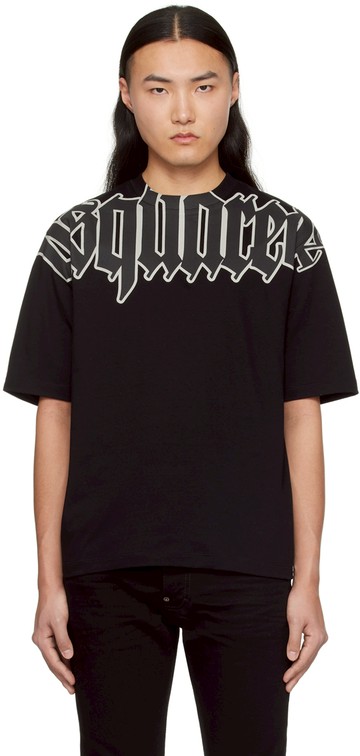 Dsquared2 黑色 Gothic Cool Fit T 恤