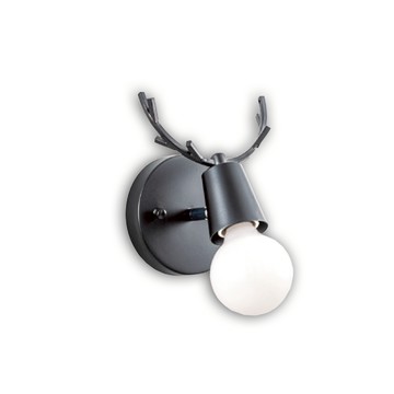 【必登堡】卡蘭達鹿角壁燈 巴克黑 【B336201】