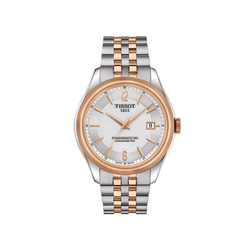 T-Classic Ballade Powermatic 80 Cosc 自動銀色錶盤男士手錶