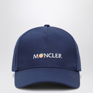 Blue baseball cap with logo