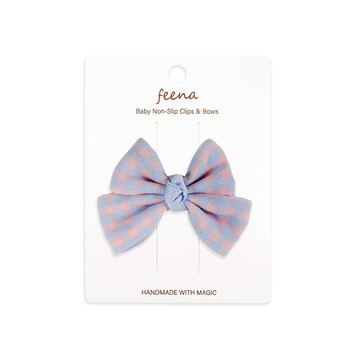 Feena - No.20蝴蝶結髮夾-粉