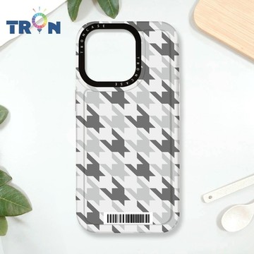 TRON IPHONE 16 PRO 三色千鳥紋 防摔 MAGSAFE 磁吸 太空載具殼 透白 手機殼