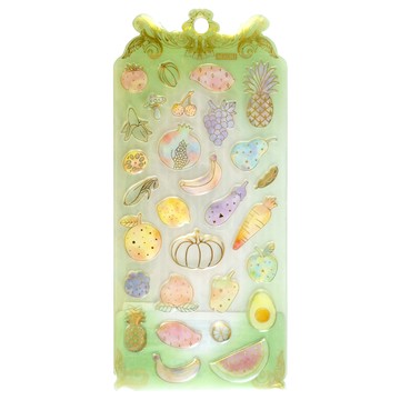 蔬果盛宴水晶鎏金工藝貼 50669