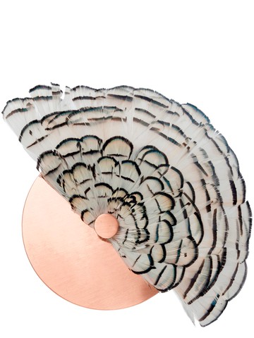 "pennello Corporeo" In Copper & Feather