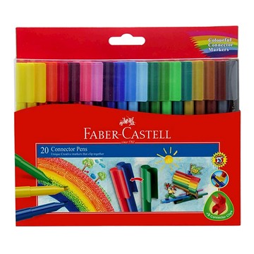 FABER-CASTELL 輝柏 11-200-A 彩色連接筆  20色  1盒