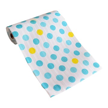 小麥購物 抽屜防潮墊紙 Y466 70g  4個  白底藍點  300 x 30cm